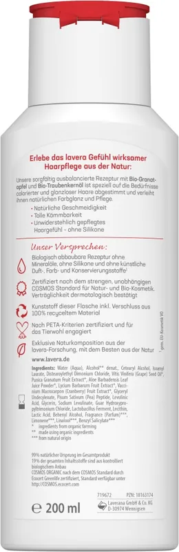 lavera Pflegespülung Farbglanz und Pflege Abverkauf