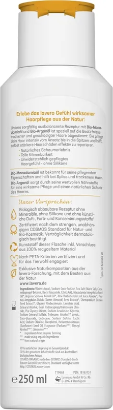 lavera Pflegeshampoo Repair und Tiefenpflege Neu