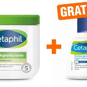 Neue Kollektion Cetaphil Feuchtigkeitscreme 453 g + gratis Reinigungslotion 29 g