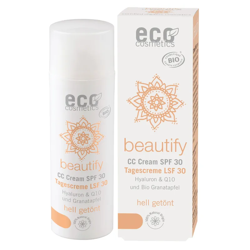 eco cosmetics beautify CC Creme LSF 30 hell Neuheit