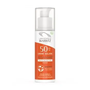 ALGA MARIS Sonnencreme Gesicht Bio LSF 50 UVA/UVB 50 ml Nur Für Kurze Zeit