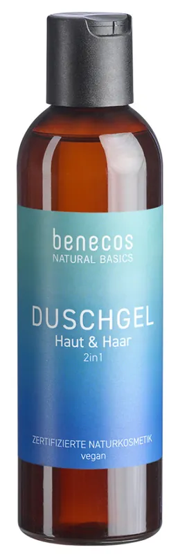Sale benecos Natural Basics Duschgel 2in1 Haut & Haar