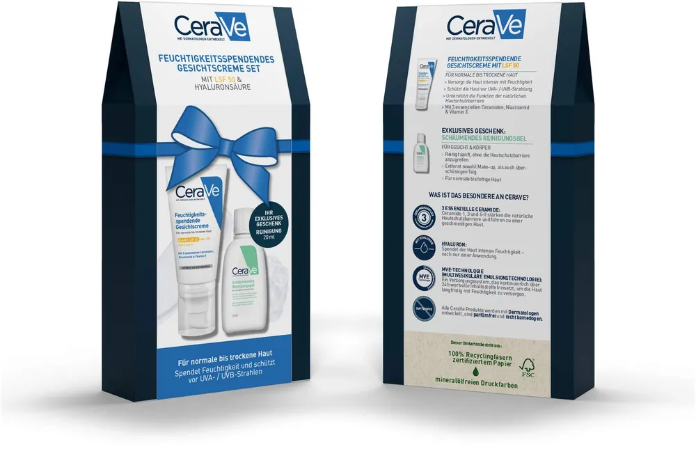 Cerave Feuchtigkeit Tagescreme Set Highlight