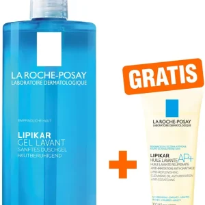 La Roche Posay Lipikar Gel Lavant 750 ml + gratis La Roche Posay Lipikar Dusch-und Badeöl AP+ 100 ml Top-Seller