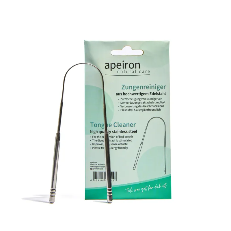 Nur Für Kurze Zeit Apeiron Zungenreiniger aus Edelstahl