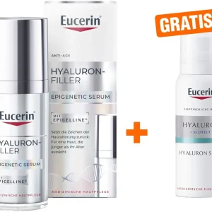 Eucerin Hyaluron Filler Epigenetic 30 ml Serum + gratis Anti Age Hyaluron Spray 50 ml Gratis Versand