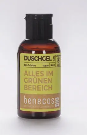 Nur Für Kurze Zeit benecos Mini Duschgel BIO-Grüntee ALLES IM GRÜNEN BEREICH 50 ml