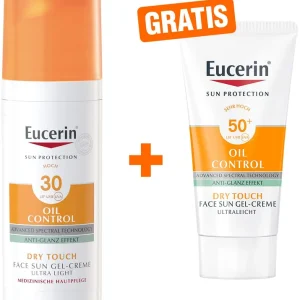 Sofort Bestellen Eucerin Sun Oil Control Face Gel- Creme LSF 30 + gratis Sun Gel-Creme Oil Control 20 ml