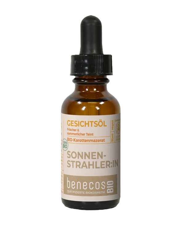 Sonderangebot benecos Gesichtsöl Bio-Karottenmazerat - SONNENSTRAHLER:IN 50 ml