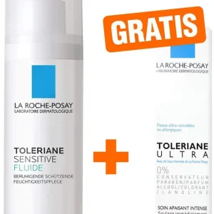 La Roche Posay Toleriane Sensitive 40 ml Fluid + gratis Dermallergo Augencreme 2 ml Nur Für Kurze Zeit