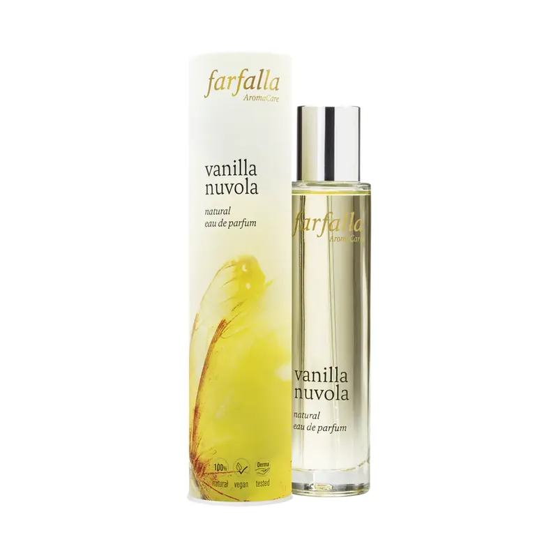 natural eau de parfum vanilla nuvola 50 ml farfalla Heißes Angebot