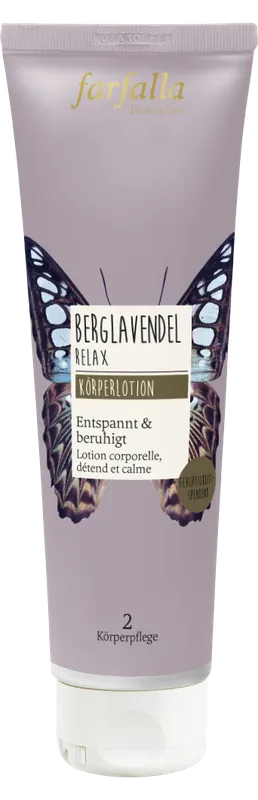 Bestseller farfalla Berglavendel Relax, Schön entspannt Körperlotion 150 ml