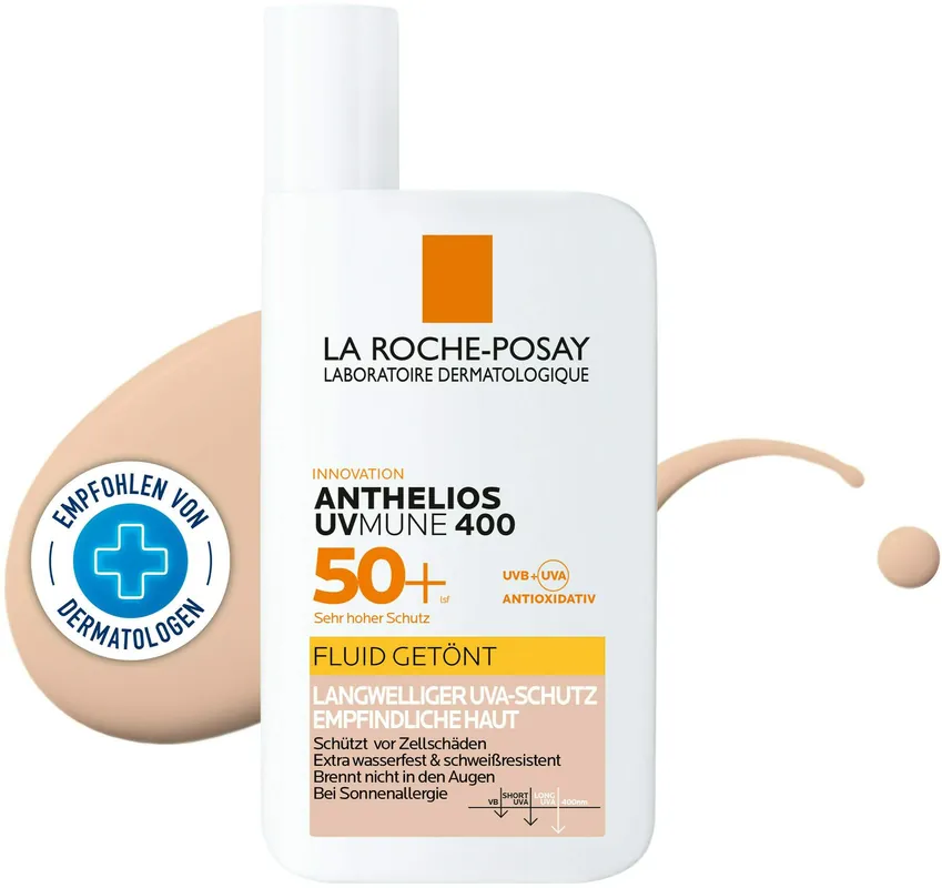 La Roche Posay Anthelios Invisible Fluid Getönt UVMune 400 LSF 50+ 50 ml Kostenfreie Lieferung