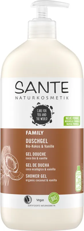 Nur Für Kurze Zeit SANTE FAMILY Duschgel Bio-Kokos & Vanille 950 ml