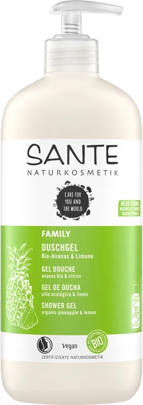 Nur Für Kurze Zeit SANTE FAMILY Duschgel Bio-Ananas & Limone 500 ml