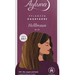 Ayluna Pflanzenhaarfarbe Nr. 65 Hellbraun 100 g Preisknaller