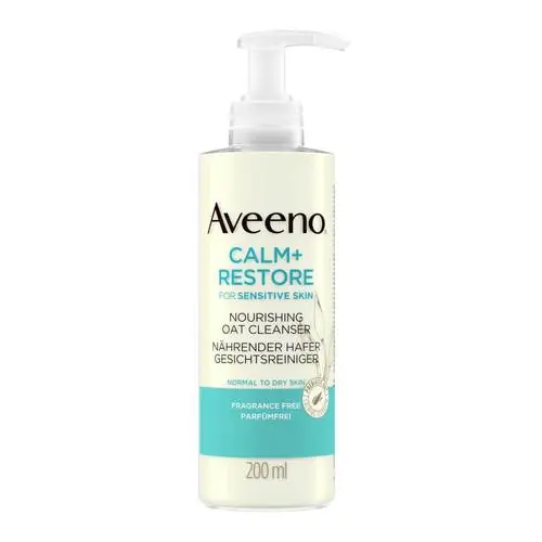 Garantierte Lieferung Aveeno Calm + Restore nährender Hafer Gesichtsreinigung, 200 ml