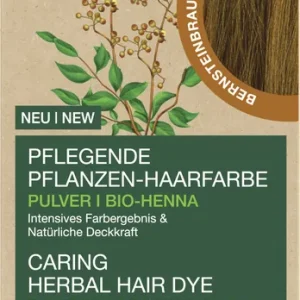 Logona Pflegende Pflanzen-Haarfarbe Pulver Bernsteinbraun 100 g Top-Preis