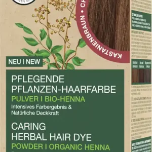 Beliebt Logona Pflegende Pflanzen-Haarfarbe Pulver Kastanienbraun 100 g