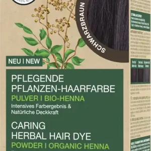 Logona Pflegende Pflanzen-Haarfarbe Pulver Schwarzbraun 100 g Ausverkauf