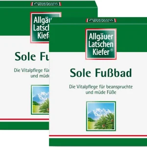 Allgäuer Latschenkiefer Sole Fußbad 2x 10 x 10 g Beutel Saisonangebot