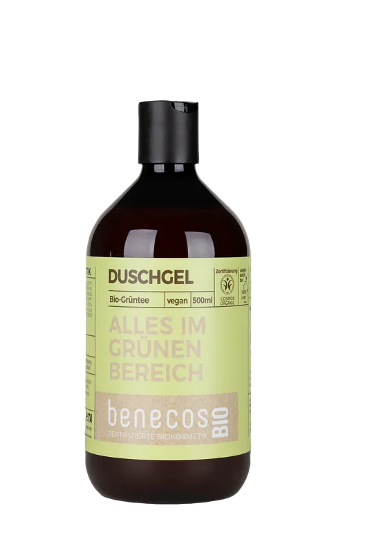 Jetzt Kaufen benecos BIO Duschgel BIO-Grüntee - ALLES IM GRÜNEN BEREICH 0,5 l