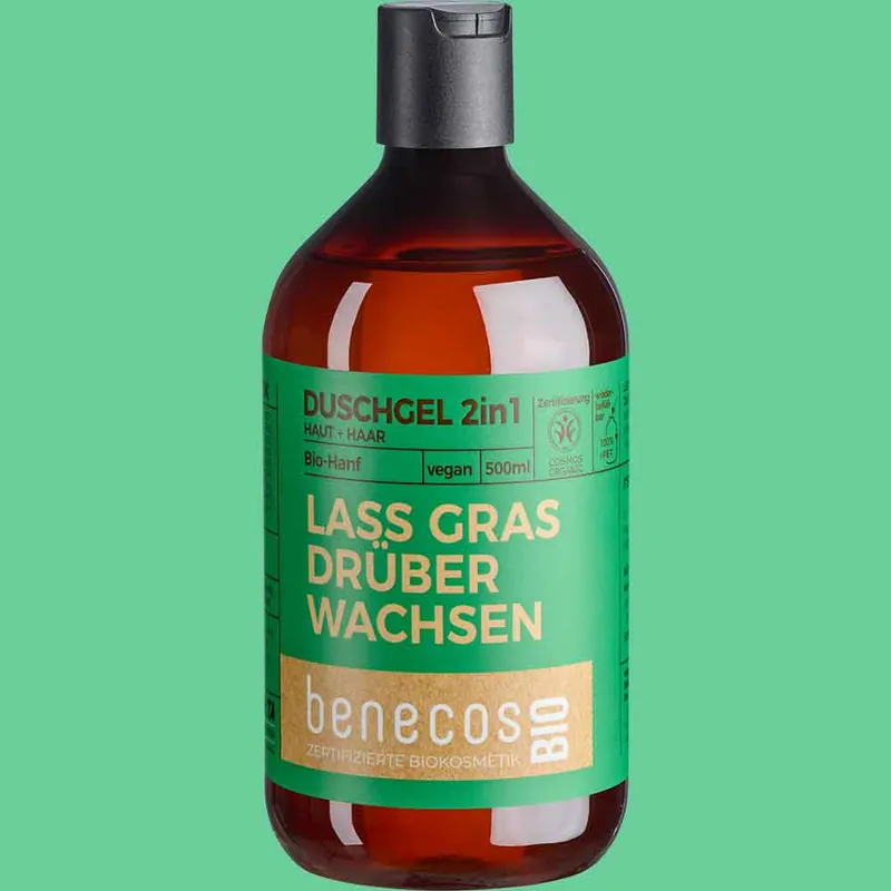 Saisonangebot benecos Duschgel 2in1 BIO-Hanf Haut & Haar 0,5 l