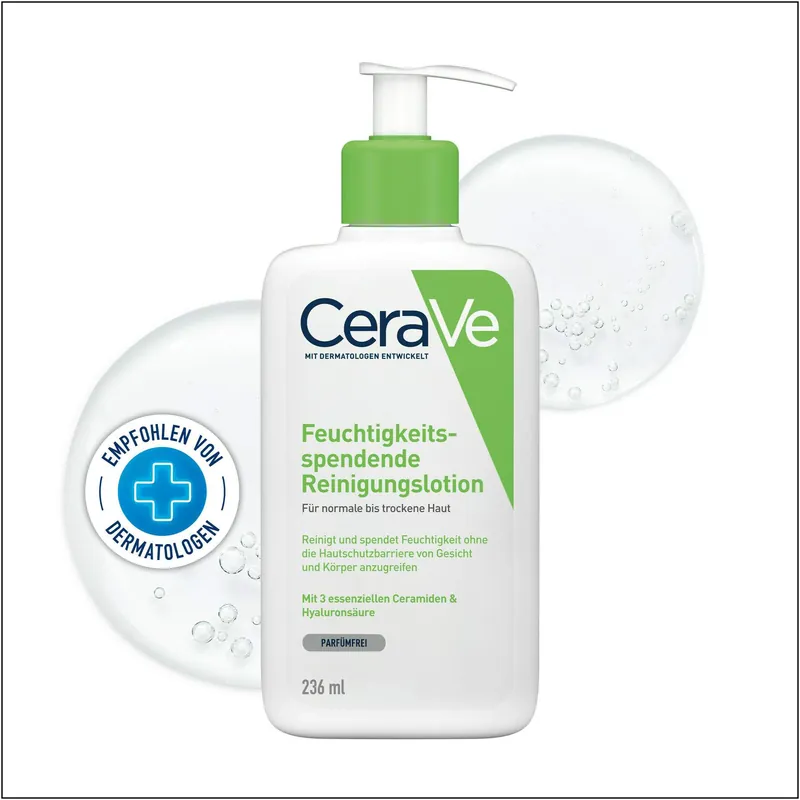 CeraVe Feuchtigkeitsspendende Reinigungslotion 236 ml Direkt Vom Hersteller