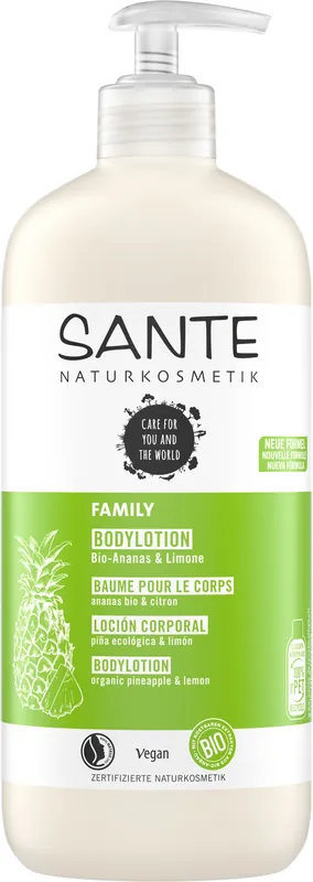 SANTE Family Bodylotion Bio-Ananas & Limone 500 ml Sichere Zahlung