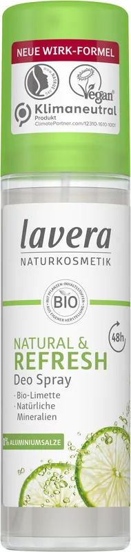 Nur Für Kurze Zeit lavera Deo Spray NATURAL & REFRESH 75 ml
