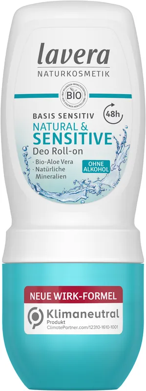 Schnäppchen lavera Deo Roll-on basis sensitiv NATURAL & SENSITIVE 50 ml