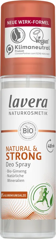 Direkt Vom Hersteller lavera Deo Spray NATURAL & STRONG 75 ml