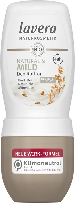 Wochenendangebot lavera Deo Roll-on NATURAL & MILD 50 ml