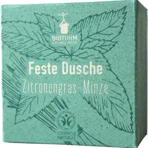 BIOTURM Feste Dusche Zitronengras-Minze 100 g Nur Für Kurze Zeit