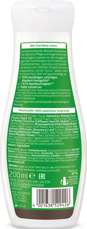 Weleda Skin Food Body Lotion 200 ml Jetzt Bestellen