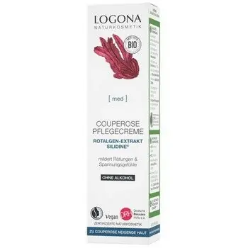 LOGONA MED Couperose Pflegecr.Rotalgenext.SILIDINE 30 ml Gratis Versand