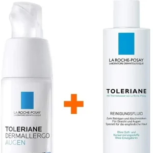 Geprüft La Roche Posay Toleriane Dermallergo Augen 20 ml Creme + gratis Toleriane Reinigungsfluid 50 ml