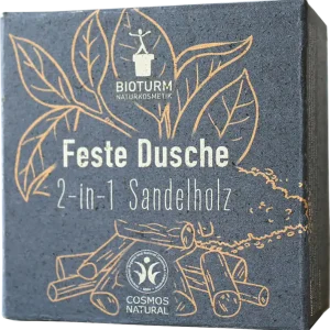 BIOTURM Feste Dusche 2-in-1 Sandelholz 100 g Direkt Vom Hersteller