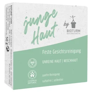 Markenware BIOTURM Feste Gesichtsreinigung junge Haut 50 g