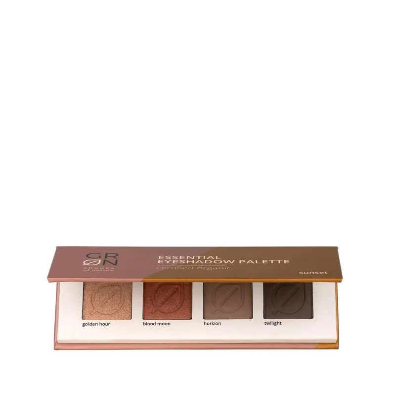 Gratis Versand GRN shades of nature GRN [GRÜN] Essential Eyeshadow Palette sunset