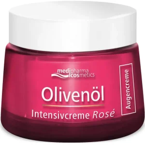 medipharma cosmetics Olivenöl Intensivcreme Rosé Augencreme 15 ml Zertifiziert