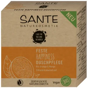 SANTE Feste HAPPINESS Duschpflege Bio-Orange & Mango 80 g Echt