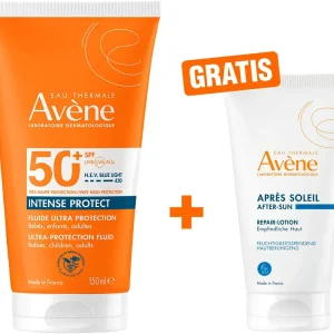 Preis Gesenkt Avene Intense Protect Sonnenfluid Ultra SPF 50+ 150 ml + gratis Repair-Lotion nach der Sonne 50 ml