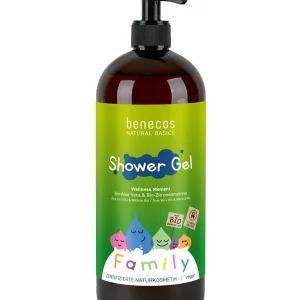 Heißes Angebot benecos Shower Gel FAMILY SIZE Wellness Moment Aloe Vera &