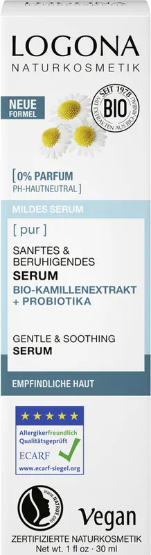 Logona PUR sanftes Serum 30 ml Nur Für Kurze Zeit