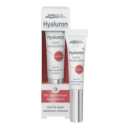 Neue Kollektion Hyaluron Lippen-Volumenpflege Balsam marsala, 7 ml
