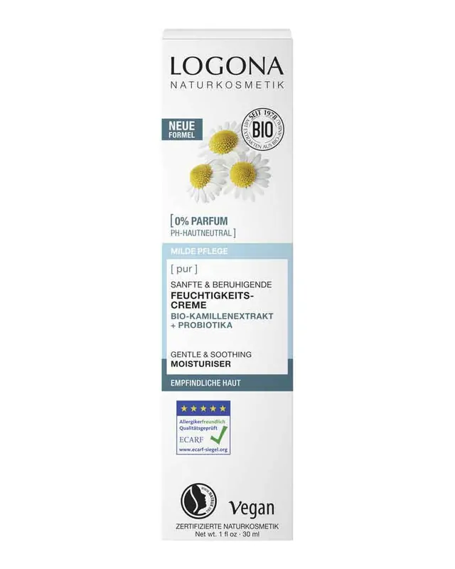 Logona PUR Feuchtigkeitscreme Kamille 30 ml Super-Preis