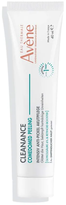 Avene Cleanance Comedomed Peeling Anti-Pickel Pflege 40 ml Kostenfreie Lieferung