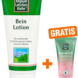 Allgäuer Latschenkiefer Beinlotion 200 ml + gratis Allgäuer Latschenkiefer Alpenglück Dusche 30 ml Neu Im Sortiment