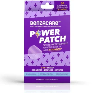Benzacare Power Patch gegen Pickel 36 Pflaster Solange Der Vorrat Reicht